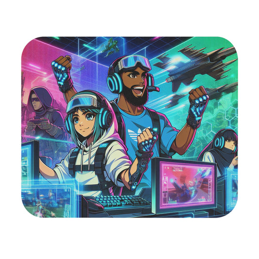 Colorful Gaming Mouse Pad, Gamer Mouse Mat, Computer Desk Accessories, Esports Gift for Gamers, Video Game Office Decor